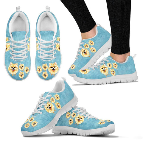 Lovely Pomeranian Dog Print Running Shoes For Women-Free Shipping