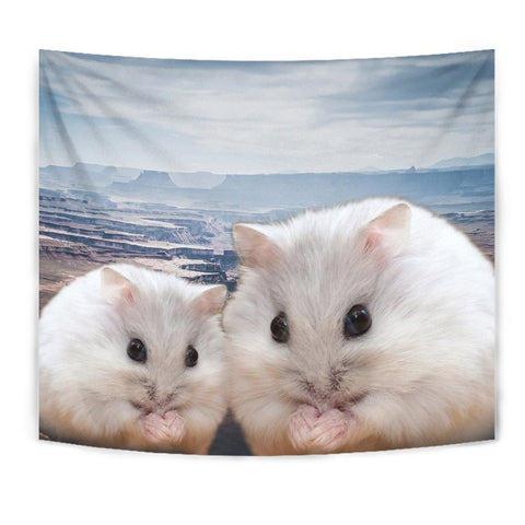 Cute Chinese Hamster Print Tapestry-Free Shipping