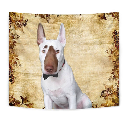 Bull Terrier Dog Print Tapestry-Free Shippping