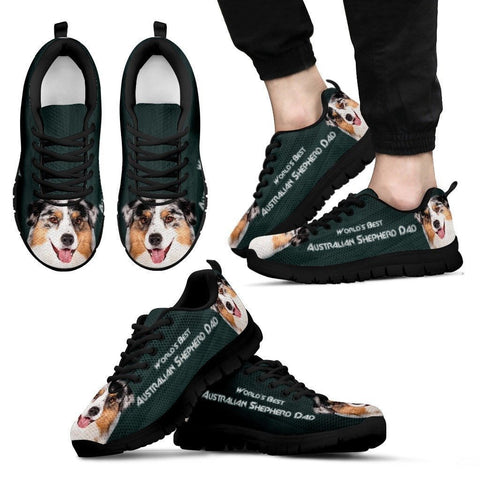 'World's Best Australian Shepherd Dad' Running Shoes- Father's Day Special