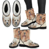 Cavapoo Print Faux Fur Boots For Women-Free Shipping