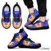 Golden Hamster Print (Black/White) Running Shoes For Men-Free Shipping Limited Edition