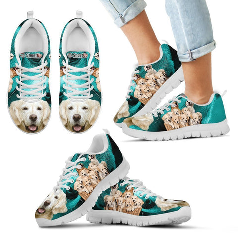 Golden Retriever Print Running Shoes For Kids- Free Shipping