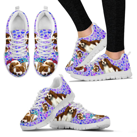 Valentine's Day Special-Cavalier King Charles Spaniel Print Running Shoes For Women-Free Shipping