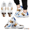 Airedale Terrier Print Sneakers For Men(White)- Free Shipping