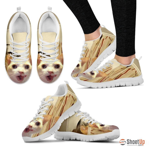 Cat-Running Shoes For Women-3D Print-Free Shipping