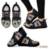 Customized(2093) Dog -(White/Black) Running Shoes For Women-Free Shipping