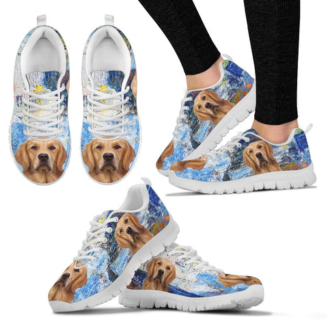 Cute Labrador Retriever Sneakers for Women
