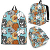 Pitbull Dog Print Backpack-Express Shipping