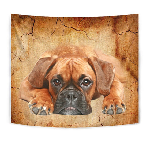 Boxer Dog Print Tapestry-Free Shipping