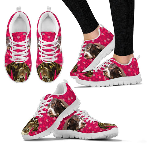 Valentine's Day Special-German Shorthaired Pointer Dog Print Running Shoes For Women- Free Shipping