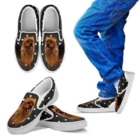 Cute Australian Terrier Print Slip Ons For Kids-Express Shipping