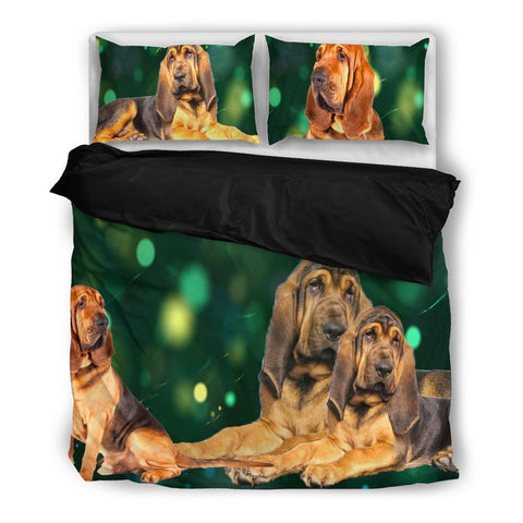 Amazing Bloodhound Dog Print Bedding Set- Free Shipping