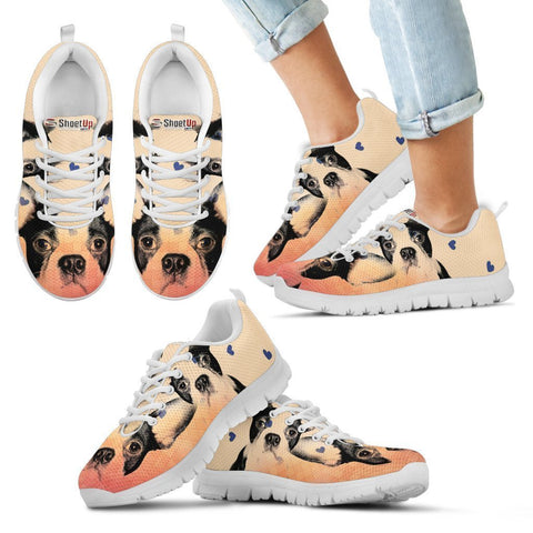 Lovely Boston Terrier Print Running Shoes For Kids- Free Shipping