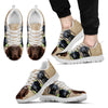 Flat-Coated Retriever Print Sneakers For Men(White)-Express Shipping