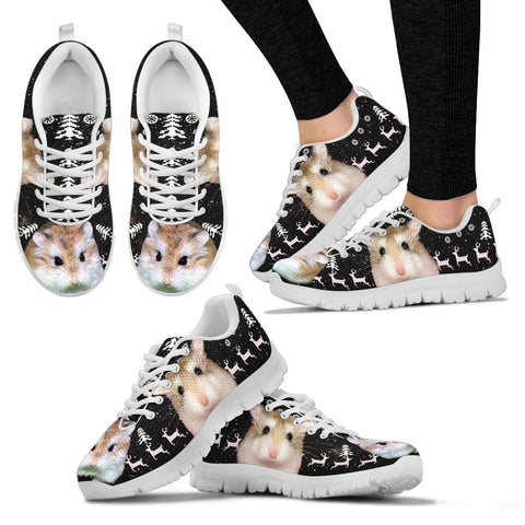 Roborovski Dwarf Hamster(Desert Hamster) Print Christmas Running Shoes For Women- Free Shipping