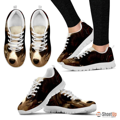 Lori M Pastore/ Cute Dog Print Running Shoe Women-Free Shipping