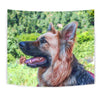 German Shepherd Dog Art Print Tapestry-Free Shipping