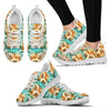 Afghan Hound Pattern Print Sneakers For Women- Express Shipping