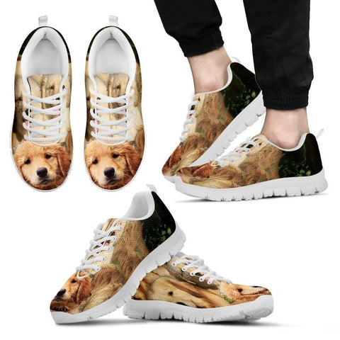 Golden Retriever Print Running Shoe Men - Free Shipping