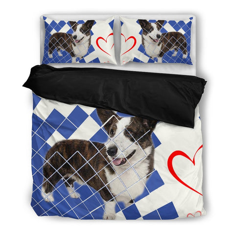 Valentine's Day Special-Cardigan Welsh Corgi Print Bedding Set-Free Shipping