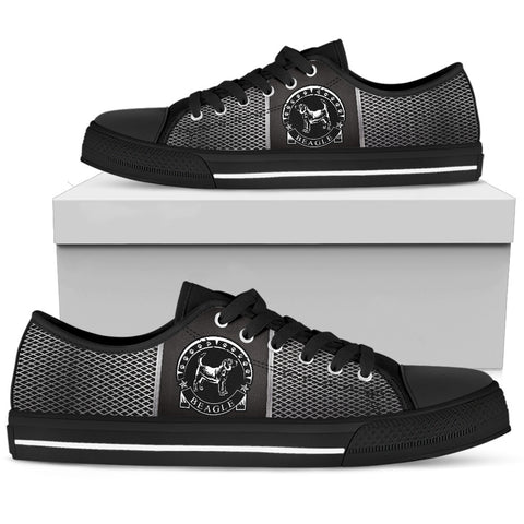 Classic Beagle Women's Low Top Shoe - Black