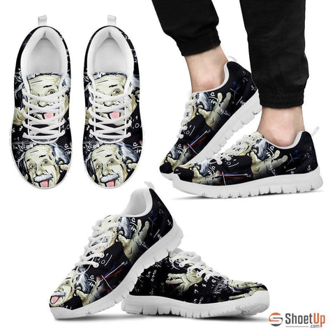 Albert Einstein Themed Running Shoe (Men And Women)- Free Shipping