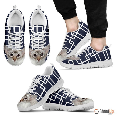 Balinese Cat Print Running Shoes For Men-Free Shipping
