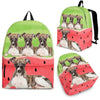 Whippet Dog Print Backpack-Express Shipping