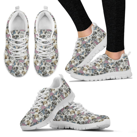 Shih Tzu Pattern Print Sneakers For Women- Express Shipping