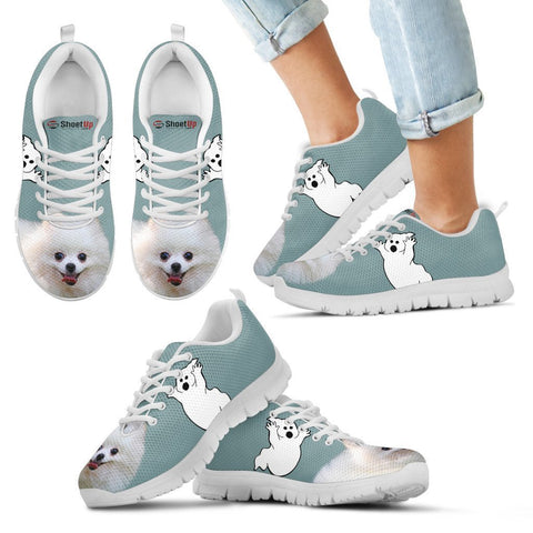 Pomeranian Halloween Print Running Shoes For Kids/Women-Free Shipping