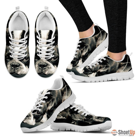 Boston Terrier (Dog) Print Running Shoe Women- Free Shipping