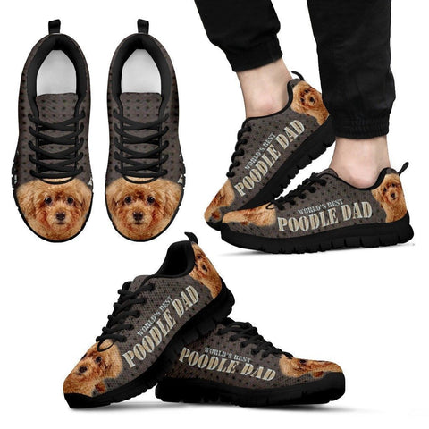 'World's Best Poodle Dad' Running Shoes-Father's Day Special