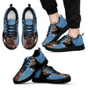 Dutch Shepherd Print (Black/White) Running Shoes For Men-Free Shipping Limited Edition
