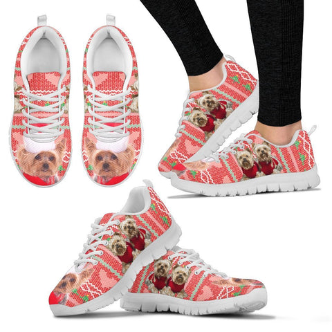 Yorkshire Terrier Christmas Running Shoes For Women- Free Shipping