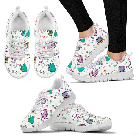 Puffy Cats Women Sneakers