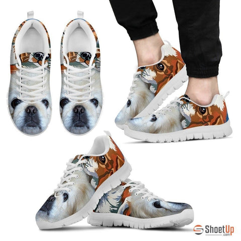 Pekingese Dog Print Running Shoe For Men- Free Shipping