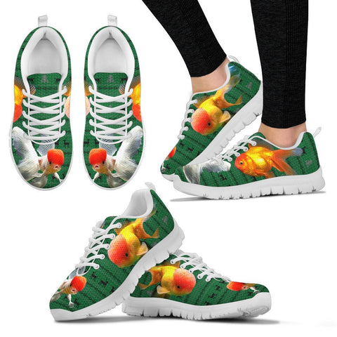 Oranda Fish Print Christmas Running Shoes For Women- Free Shipping