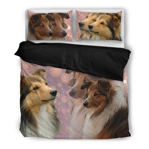 Amazing Shetland Sheepdog Print Bedding Set- Free Shipping