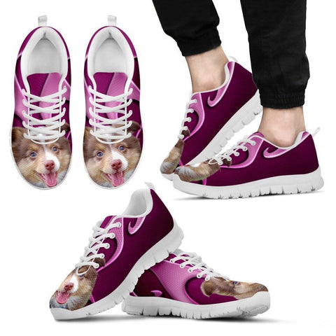 Miniature Australian Shepherd Dog Running Shoes For Men-Free Shipping