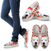 Dogo Argentino Print Slip Ons For Women- Express Shipping