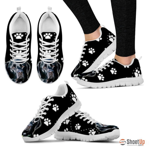 Black Labrador-Dog Running Shoes For Women-Free Shipping