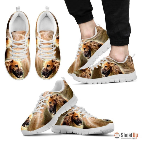 On Demand Dog Print (Black/White) Running Shoes For Men-Free Shipping Limited Edition