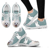 Pomeranian Halloween Print Running Shoes For Kids/Women-Free Shipping