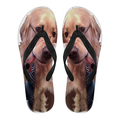 Golden Retriver Women Flip Flops- Free Shipping