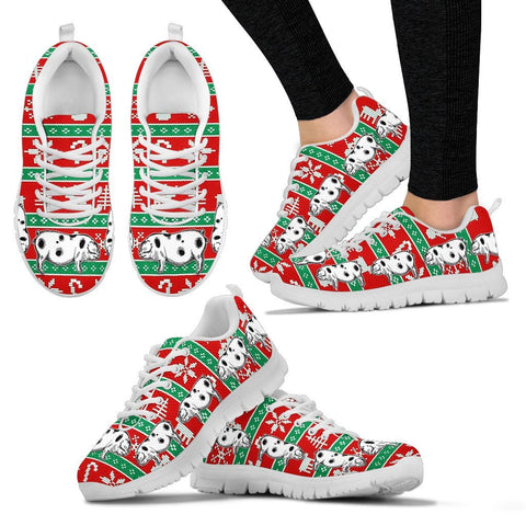 Ossabaw Island Pig 2nd Print Christmas Running Shoes For Women- Free Shipping