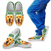 Golden Retriever Print Slip Ons For Kids-Express Shipping