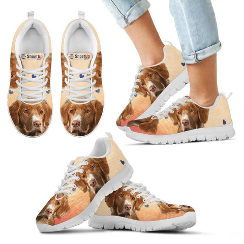 Nova Scotia Duck Tolling Retriever Print Running Shoes For Kids- Free Shipping