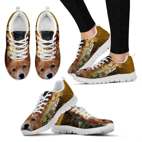 Finnish Spitz Dog Print Shoe (Men/Women)- Free Shipping