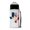 Cute Golden Retriever Print Wallet Case-Free Shipping-TX State